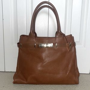 Brown/Tan Ivanka Trump Satchel Purse